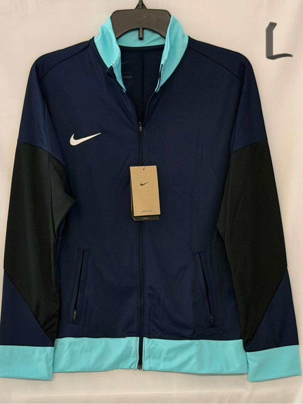Nike Navy & Light Teal Performance Jacket
